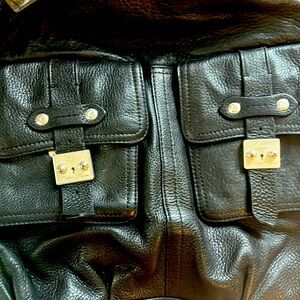 Ralph Lauren black leather bag
